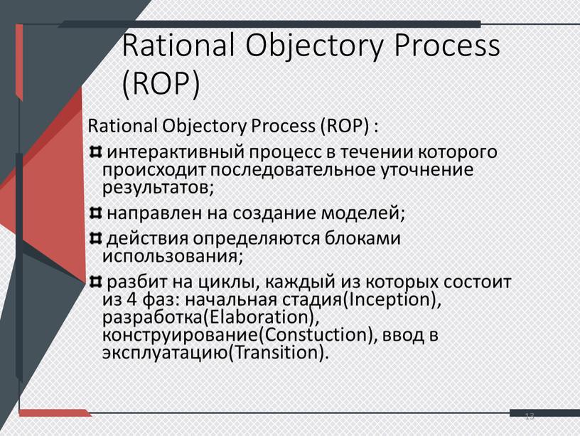 Rational Objectory Process (ROP)