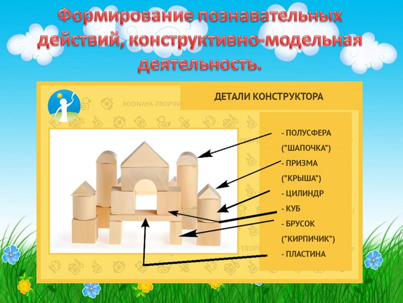 Формирование познавательных действий, конструктивно-модельная деятельность