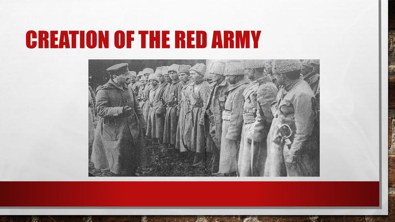 Creation of the Red Army