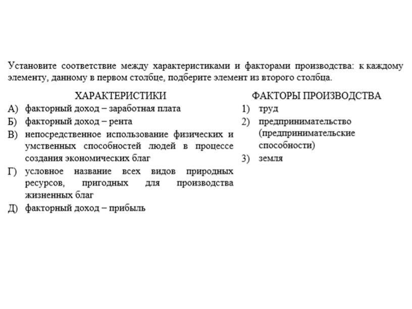 Практикум "Производство - основа экономики" 8 класс