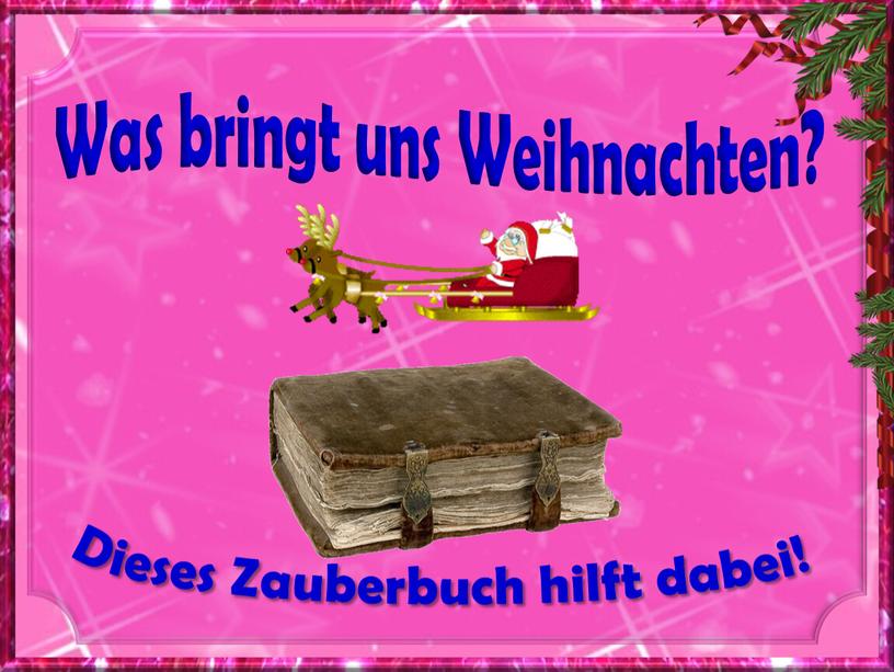 Was bringt uns Weihnachten? Dieses