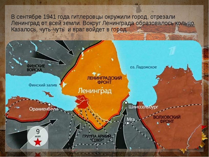 Методическая разработка классного часа на тему "Снятие Блокады Ленинграда"