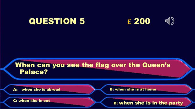 QUESTION 5 £ 200