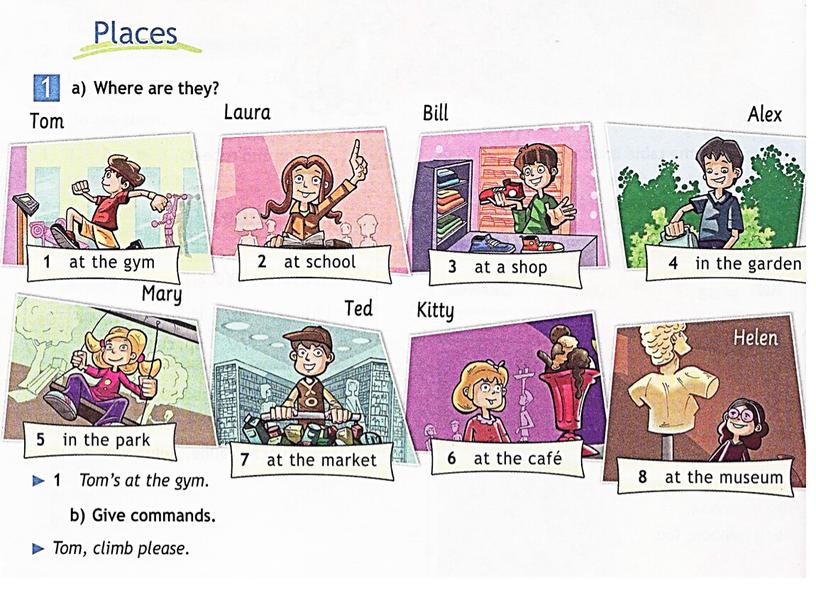 Spotlight 5 Module 0 Common verbs & Places & Classroom objects