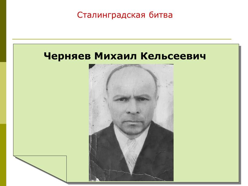 Черняев Михаил Кельсеевич Сталинградская битва