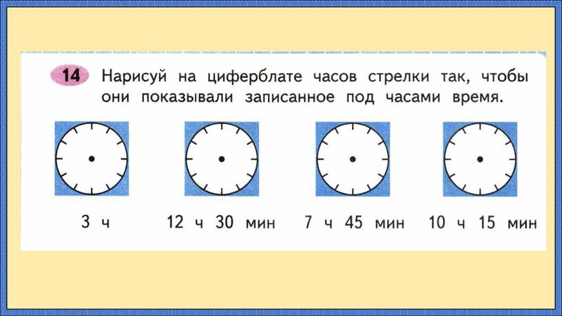 Час. Минута. Определение времени по часам.