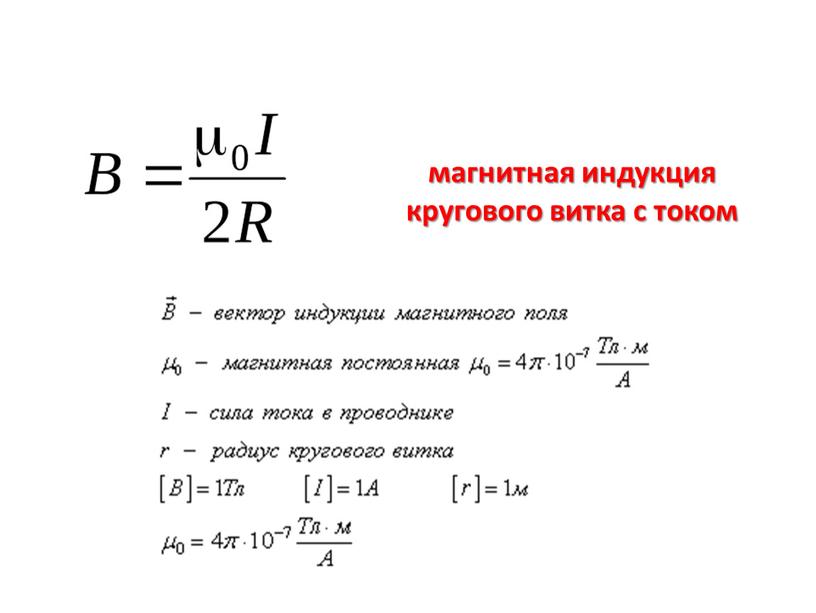 Индукция бесконечно длинного соленоида