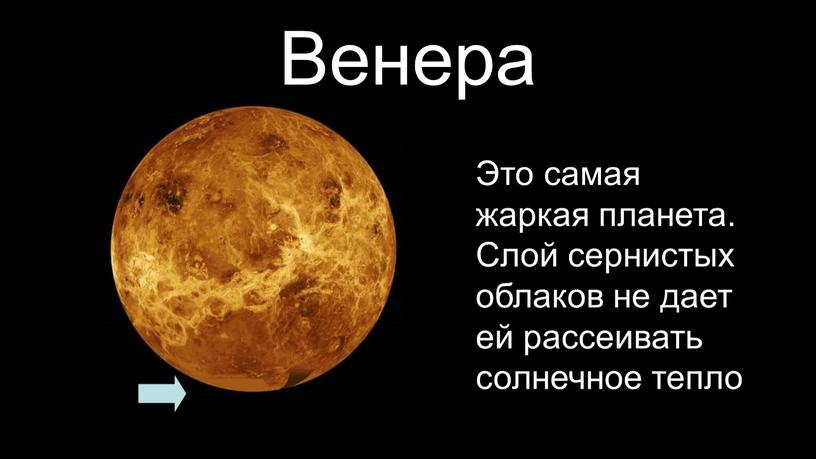 Венера Это самая жаркая планета