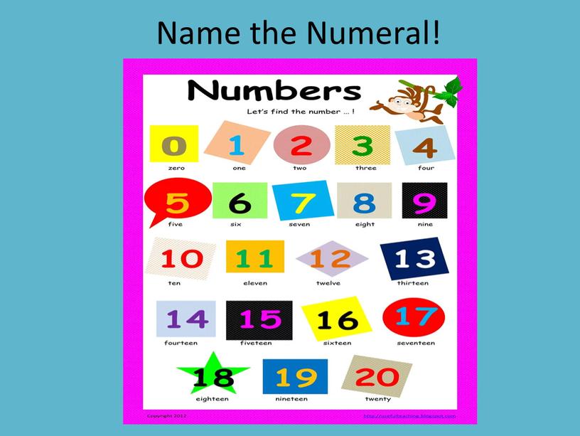 Name the Numeral!