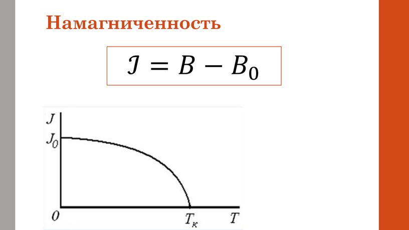 Намагниченность ℐ=𝐵𝐵− 𝐵 0 𝐵𝐵 𝐵 0 0 𝐵 0