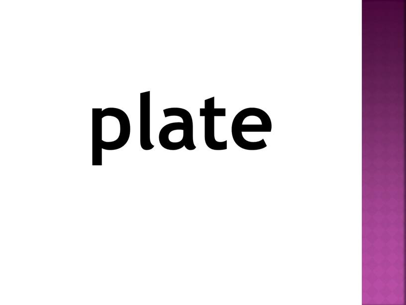 plate