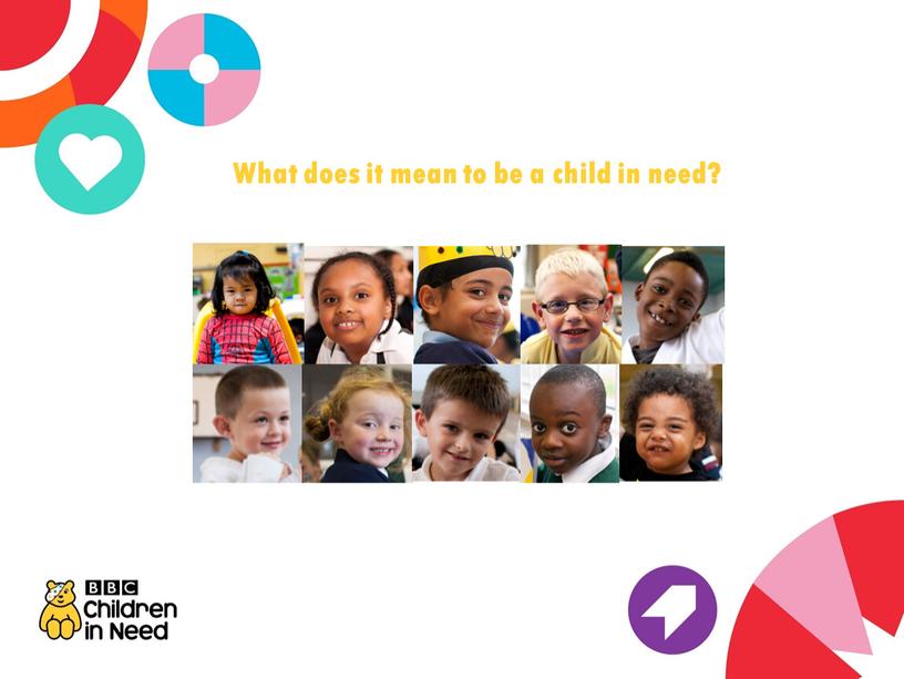 What does it mean to be a child in need?