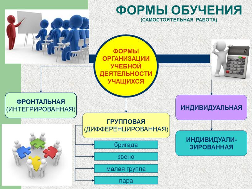 ФОРМЫ ОРГАНИЗАЦИИ УЧЕБНОЙ ДЕЯТЕЛЬНОСТИ