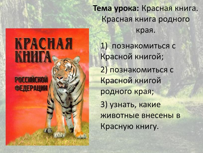 Проект красная книга росси