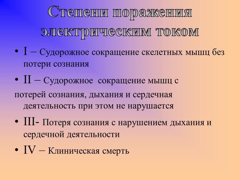 Судорожное сокращение скелетных мышц без потери сознания ІІ –