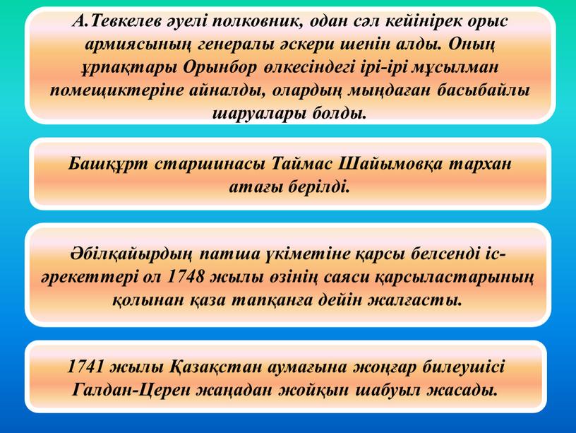 Башқұрт старшинасы Таймас Шайымовқа тархан атағы берілді