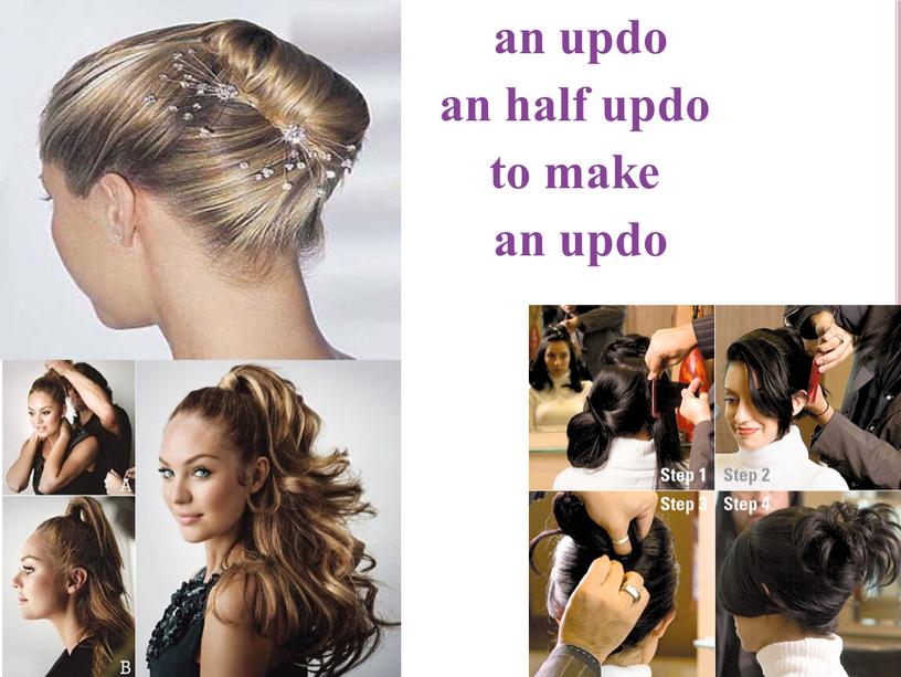 an updo an half updo to make an updo