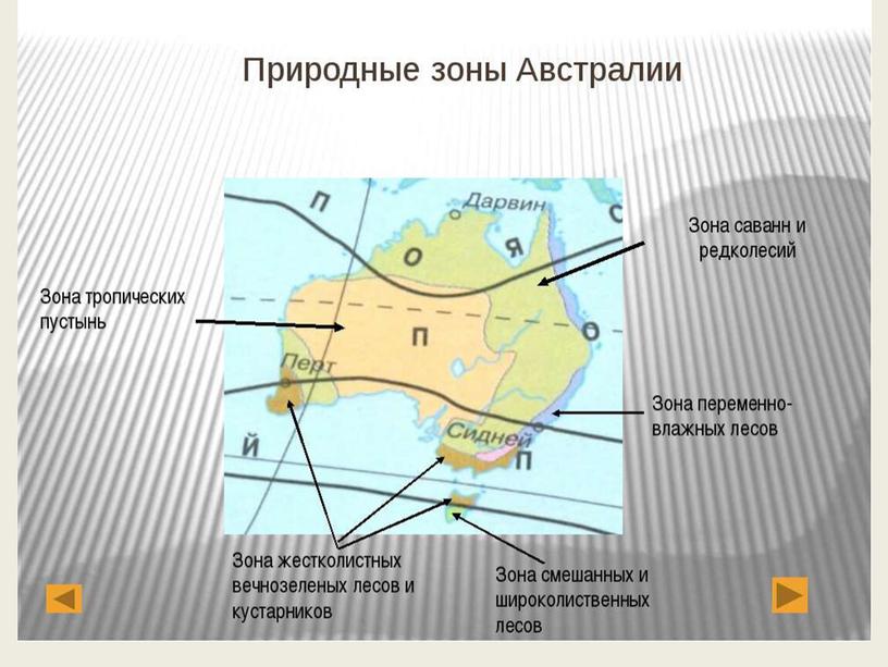 Презентация к уроку географии по теме "Австралия и Океания. Природные особенности"