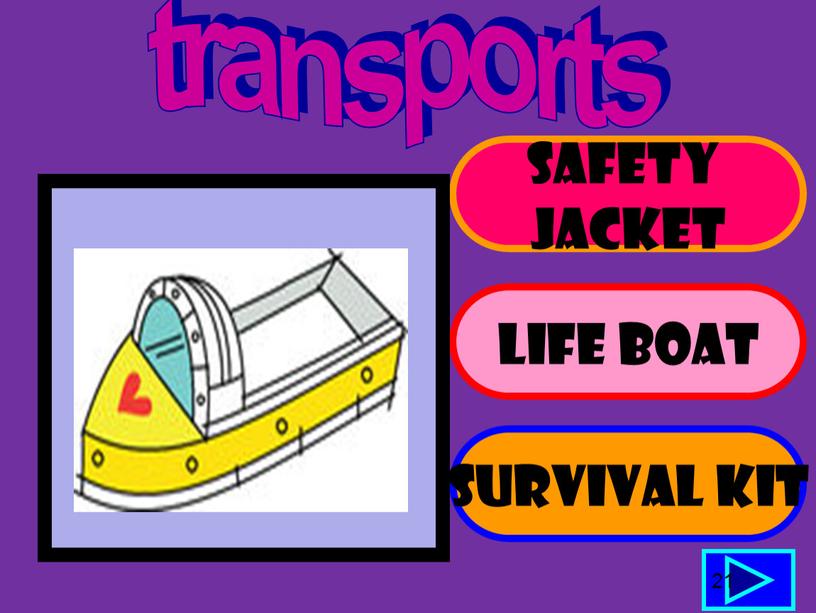 SAFETY JACKET LIFE BOAT SURVIVAL