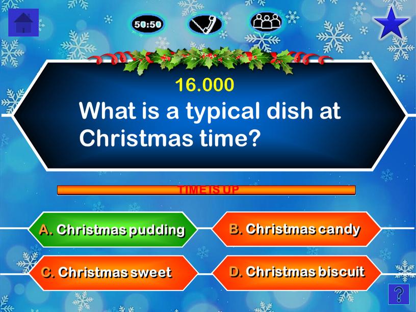 What is a typical dish at Christmas time?