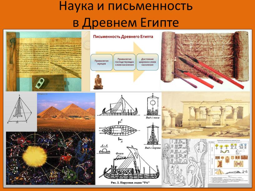 Наука и письменность в Древнем