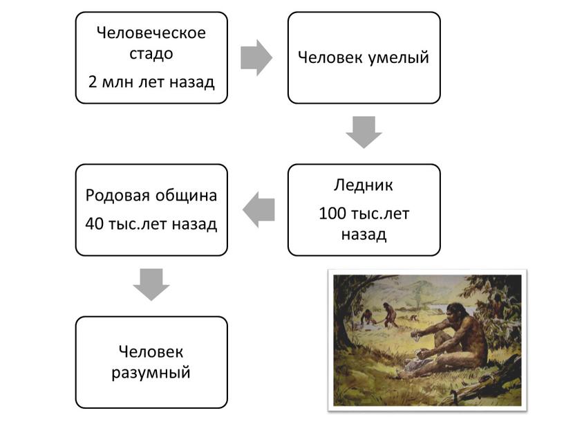 Эволюция первобытного человека