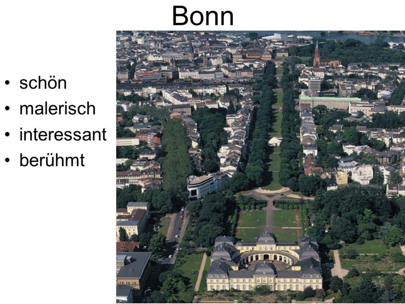 Bonn schön malerisch interessant berühmt