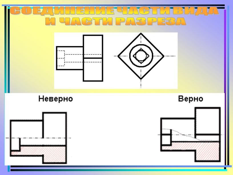 СОЕДИНЕНИЕ ЧАСТИ ВИДА И ЧАСТИ