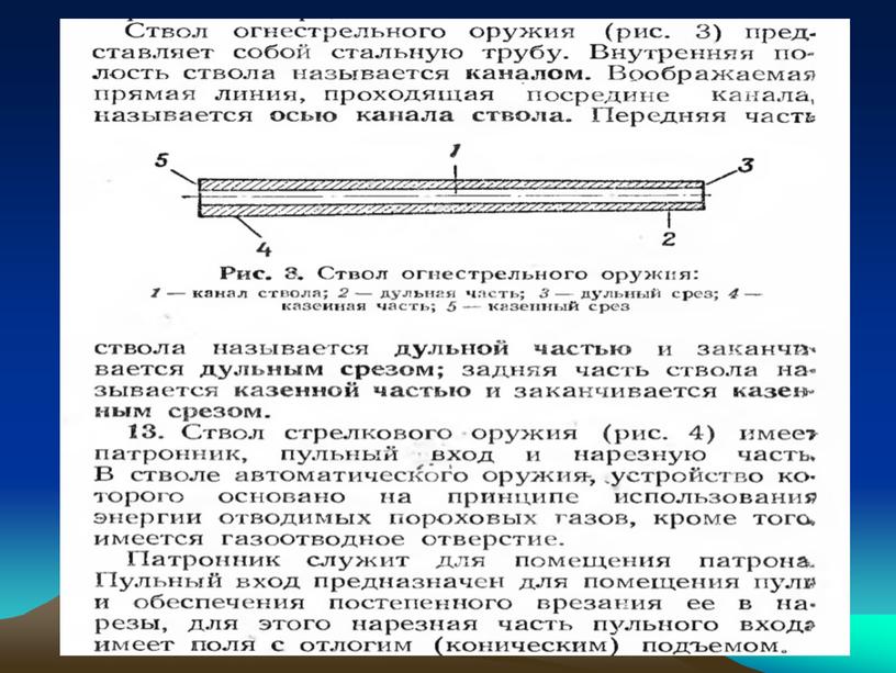 Устройство огнестрельного оружия