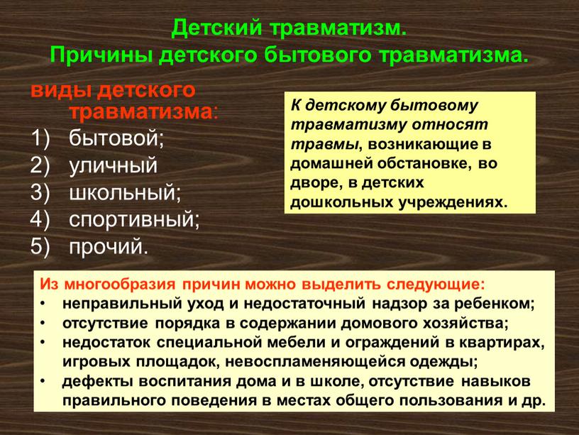 Что относится к основным негативным и опасным факторам бытового характера