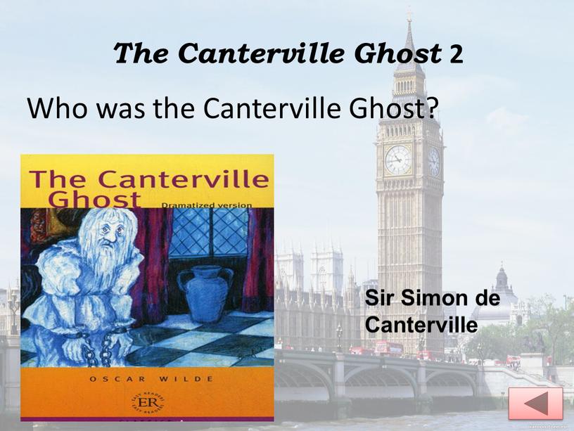 The Canterville Ghost 2 Who was the