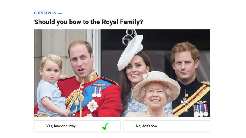 Методическая разработка  "The Royal Family Quiz"