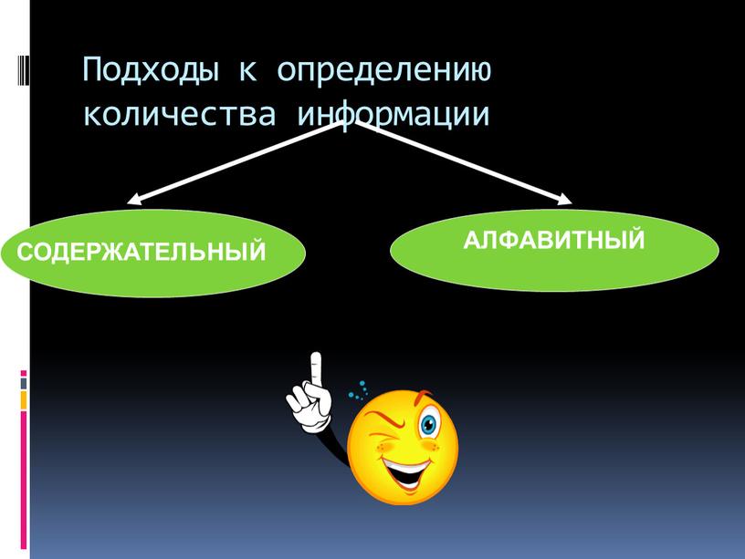 Подходы к определению количества информации