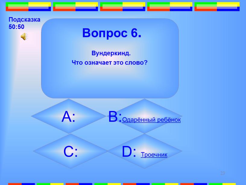 Вопрос 6. Вундеркинд. Что означает это слово?