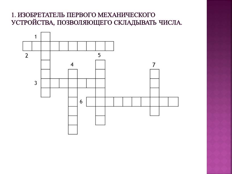 Изобретатель первого механического устройства, позволяющего складывать числа