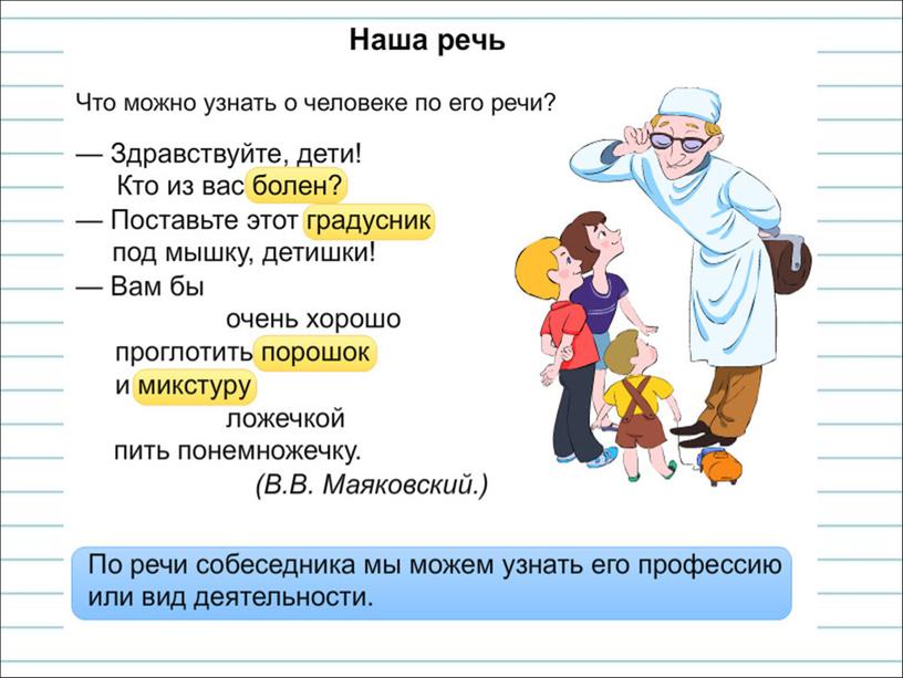 Презентация урока " Что можно узнать о человеке по его речи"