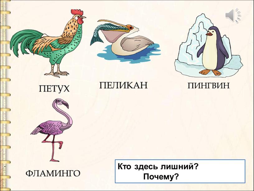 Кто здесь лишний? Почему?