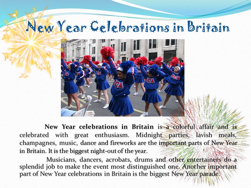 New Year Celebrations in Britain