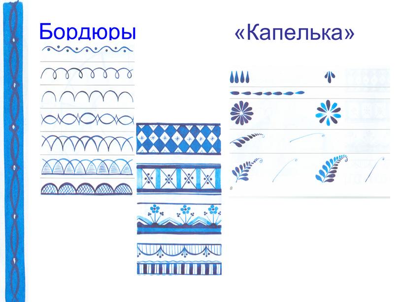 Бордюры «Капелька»