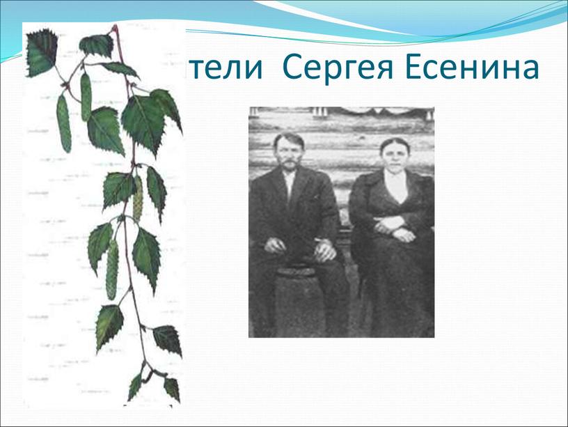 Родители Сергея Есенина