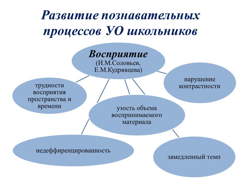 Развитие познавательных процессов