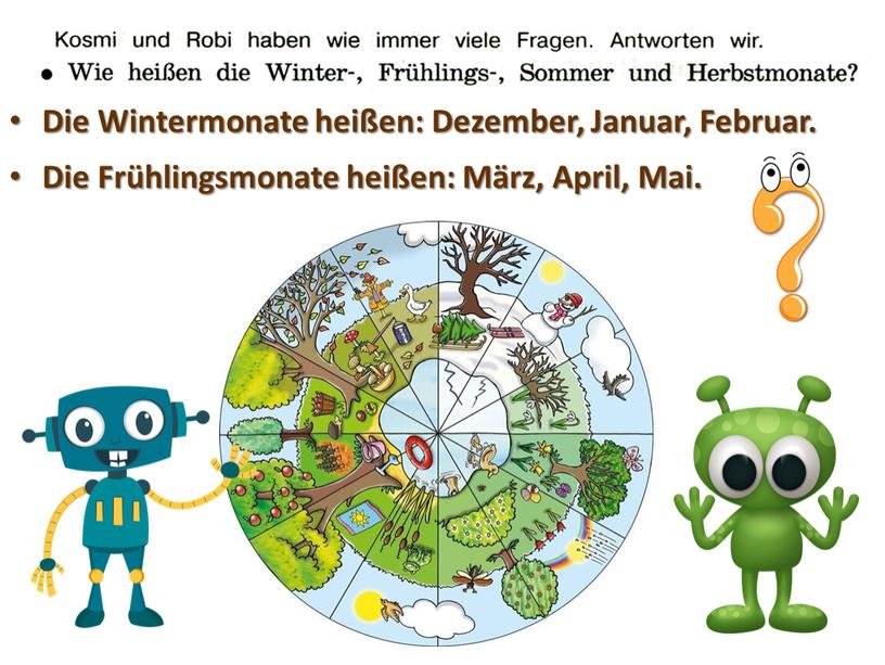 Die Wintermonate heißen: Dezember,