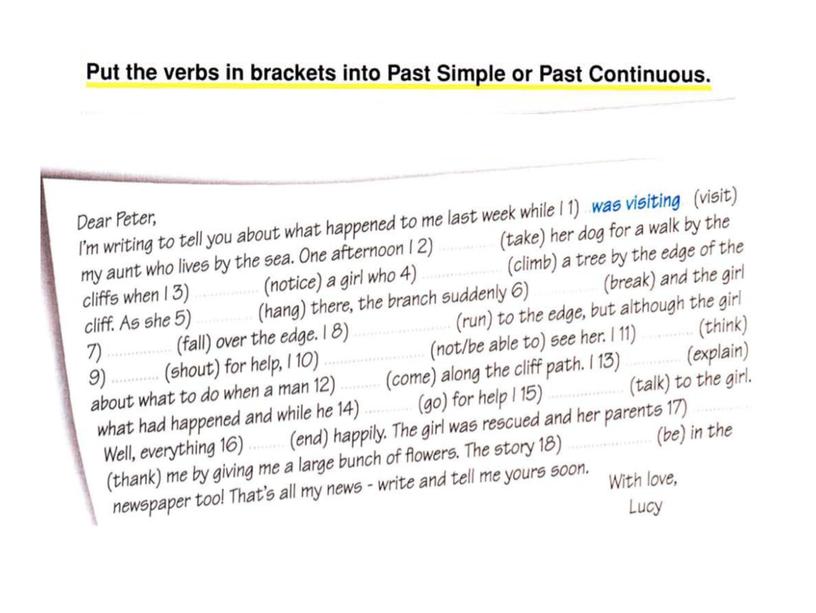 22 Past Simple, Past Continuous. 8 class