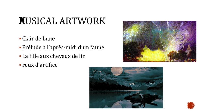 Musical artwork Clair de Lune Prélude à l’après-midi d’un faune