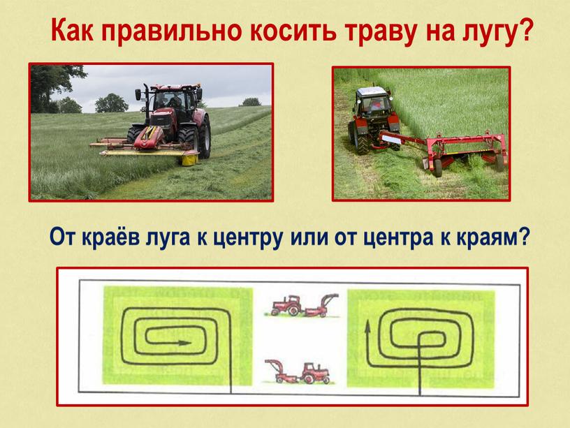 Как правильно косить траву на лугу?