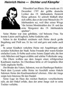 Heinrich Heine —  Dichter und Kämpfer