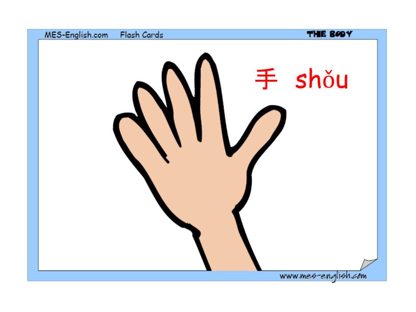 手 shǒu