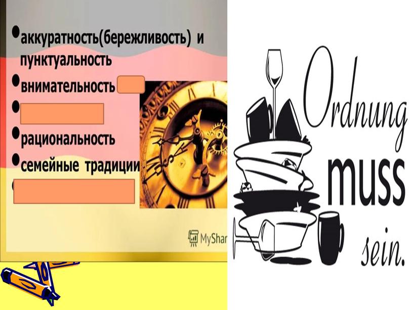 Презентация по немецкому языку на тему "Мой рабочий день"( 6 класс)