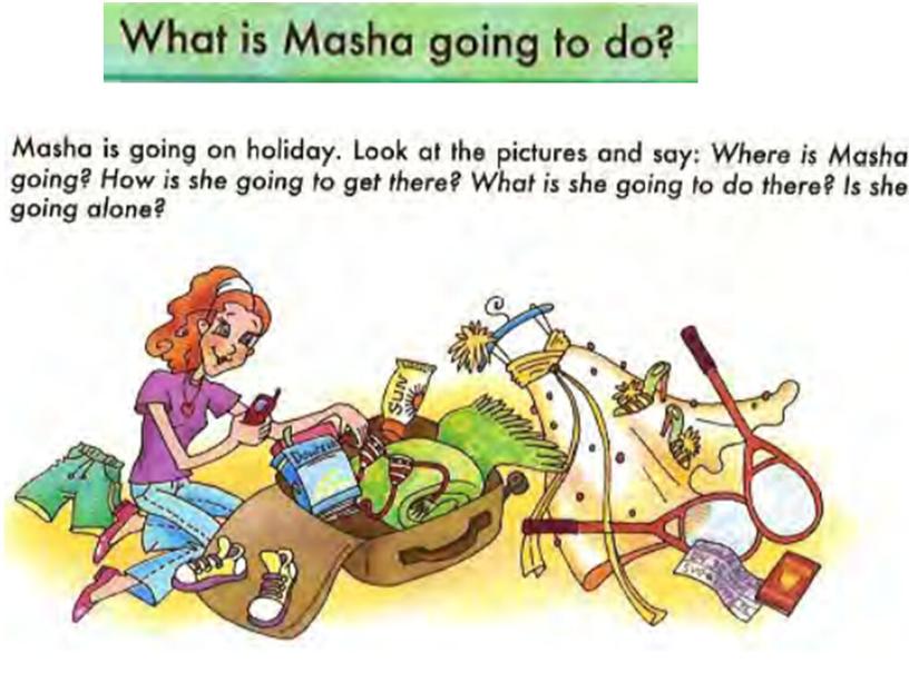 Презентация на тему "What is Masha going to do?"