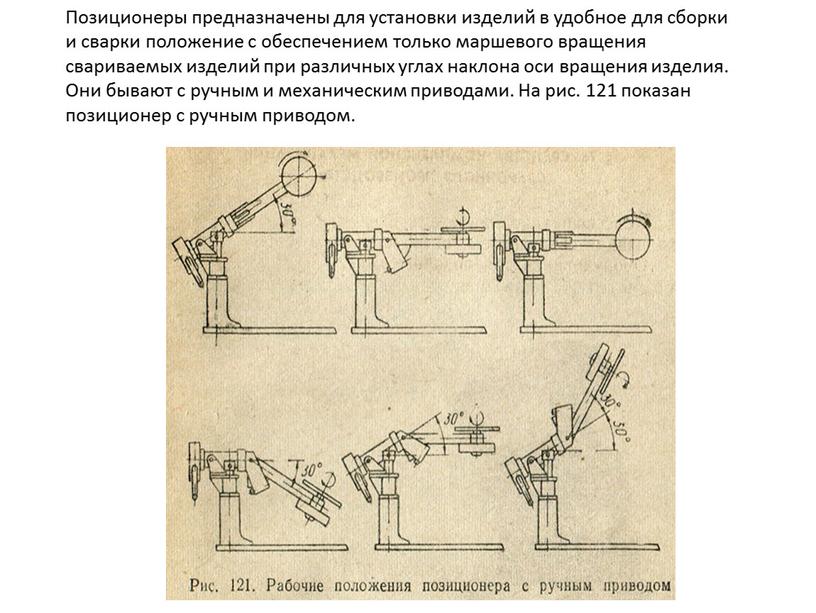 Позиционеры предназначены для установки изделий в удобное для сборки и сварки положение с обеспечением только маршевого вращения свариваемых изделий при различных углах наклона оси вращения…